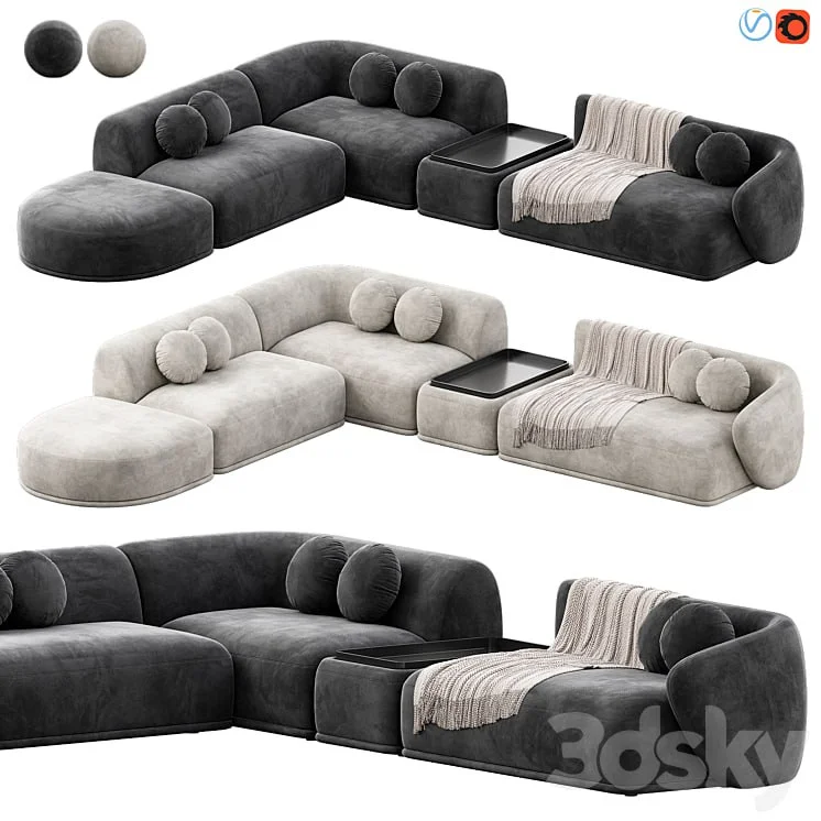 Rene Sofa by Meridiani